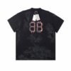 Balenciaga Distressed BB Logo T-Shirt