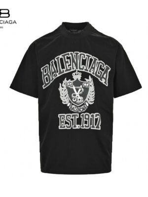 Balenciaga Est. 1917 Crest T-Shirt (Black)