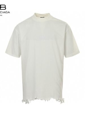 Balenciaga Fringe Hem T-Shirt