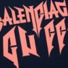 Balenciaga Gothic Logo T-Shirt