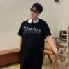 Balenciaga Gradient Logo T-Shirt (Black)