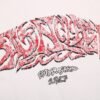 BALENCIAGA GRAFFITI LOGO T-SHIRT WHITE