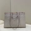 FI X-Tote White canvas FF bag For Woman 41cm/16in 8BH374AKKYF1HZ1