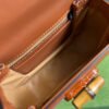 gg Bamboo 1947 Crocodile Mini Top Handle Bag Red For Women, Women’s Bags 6.7in/17cm gg