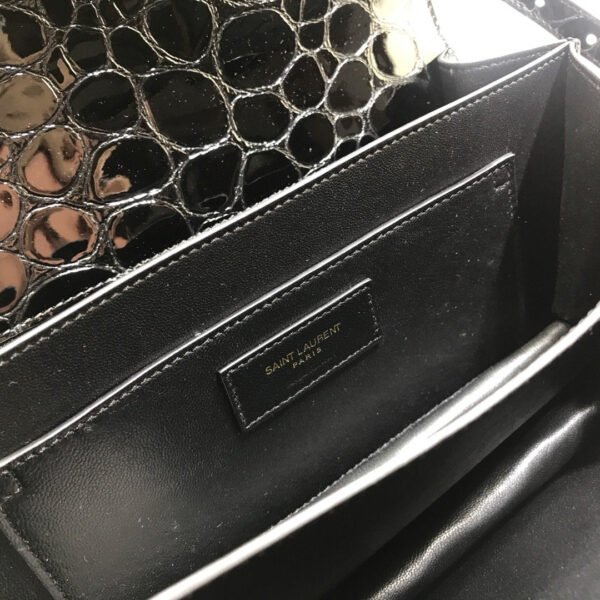 bbcae73d YSSL Cassandra Small Crossbody Bag With Stone Print Black For Women 7.4in/19cm YSL