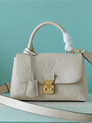 LV Madeleine BB Monogram Empreinte Creme Beige For Women,  Shoulder and Crossbody Bags 9.4in/24cm LV M46008