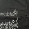 Balenciaga T-shirt with Gothic Flame Logo