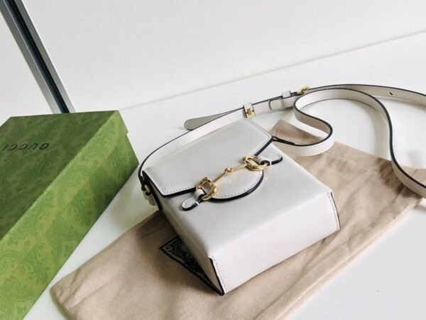 gg Horsebit 1955 Mini Bag For Women White 6.7in/17cm ?625615