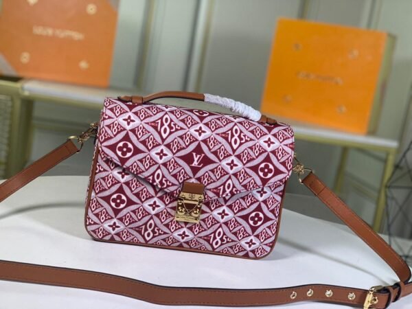 LV Since 1854 Pochette Metis Red For Women, Women¡¯s Handbags, Shoulder And Crossbody Bags 9.8in/25cm LV