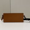 FI Horizontal Box Brown Bag For Woman 10.5cm/4in