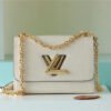 LV Twist MM Epi White For Women, Women¡¯s Bags, Shoulder And Crossbody Bags 9.1in/23cm LV M55513