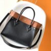 LV On My Side MM Tote Bag Monogram Canvas Black For Women,  Shoulder Bags 12in/31cm LV M53823