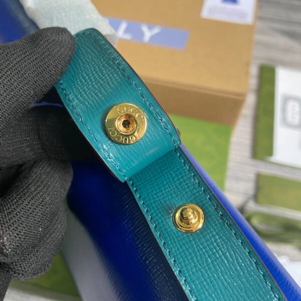 gg Horsebit 1955 Shoulder Bag Blue For Women, Women’s Bags 9.8in/25cm gg