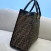 FI Tote Bag 13.8in/35cm Brown For Women FF