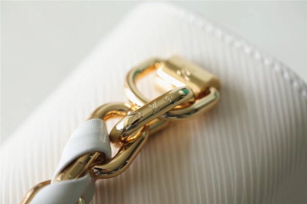 LV Twist MM Epi White For Women, Women¡¯s Bags, Shoulder And Crossbody Bags 9.1in/23cm LV