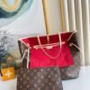 LV Neverfull MM Monogram Canvas Red For Women,  Shoulder Bags 12.6in/31cm LV M41178