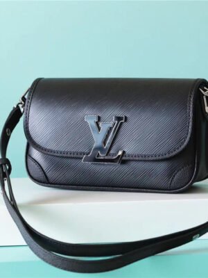 LV Buci Epi Black For Women,  Shoulder And Crossbody Bags 24.5cm/9.6in LV M59386