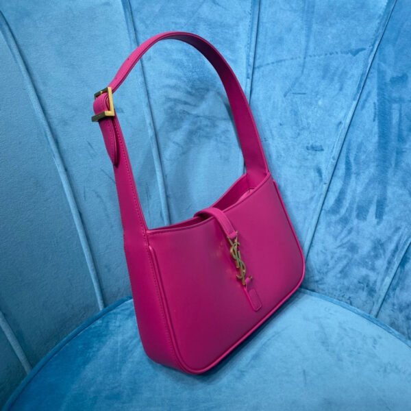 YSSL Le 5 ¨¤ 7 Hobo Bag In Smooth Pink For Women 9in/23cm YSL 6572282R20W5623