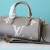 bf971ed2 LV Papillon BB Monogram Empreinte Tourterelle / Creme Beige For Women, Women¡¯s Handbags, Shoulder Bags And Crossbody Bags 7.9in/20cm LV M46031