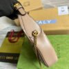 gg Marmont Half Moon Shaped Mini Bag Beige For Women, Women’s Bags 8.5in/22cm gg