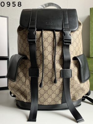gg Supreme Cream Backpack For Men 16.5in/42cm gg
