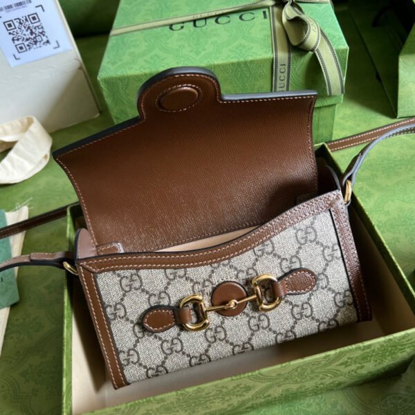 gg Horsebit 1955 Mini Bag Beige For Women, Women’s Bags 7.1in/18cm gg ???699296 92TCG 8563