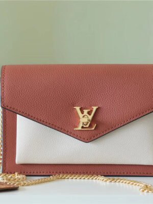 LV Mylockme Chain Pochette Brown / Quartz White For Women,  Shoulder and Crossbody Bags 7.5in/19cm LV?