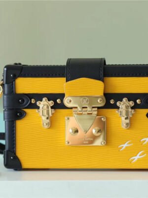 LV Petite Malle Epi Yellow For Women,  Shoulder And Crossbody Bags 7.9in/20cm LV?