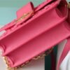 LV Mini Dauphine Monogram Fluo Pink For Women,  Shoulder And Crossbody Bags 7.9in/20cm LV M20747