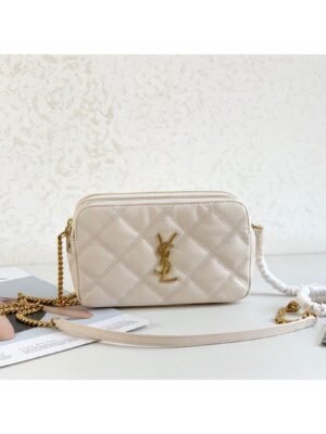 YSSL Becky Crossbody Bag White For Women 7in/18cm YSL P00555149