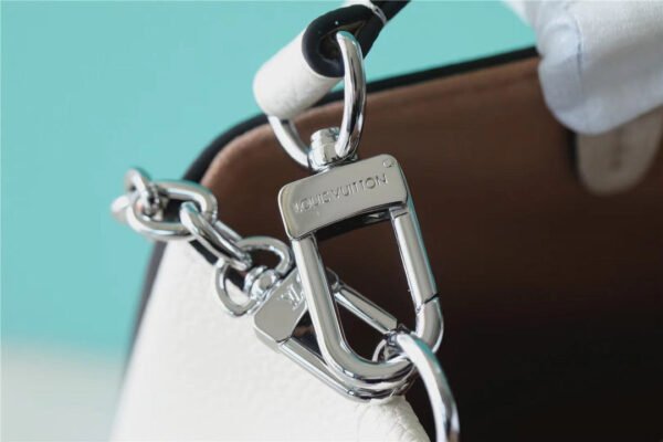 c23f5e16 LV Marelle Tote MM Epi White For Women, Women¡¯s Handbags, Shoulder And Crossbody Bags 11.8in/30cm LV