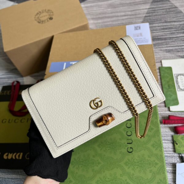 gg Diana Mini Bag With Bamboo White For Women, Women’s Bags 7.5in/19cm gg?