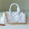 c313c34d LV Papillon BB Bag Classic Monogram For Women 20cm White LV M59827
