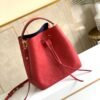 LV NeoNoe MM Bucket Bag Monogram Empreinte Red For Women, Women¡¯s Bags, Shoulder Bags 10.2in/26cm LV