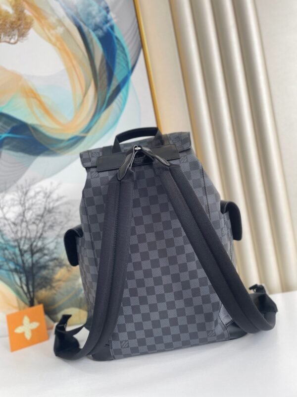 c4abc6b4 LV Christopher PM Damier Graphite For Men, Bags, Backpack 17.3in/44cm LV N41379