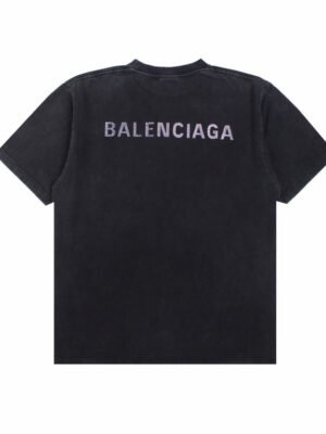 Balenciaga T-shirt with Washed Effect