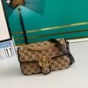 gg Marmont Matelass¨¦ Mini Bag Beige/Ebony Diagonal Matelass¨¦ Original gg Canvas For Women  8.5in/22cm 446744