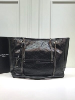 YSSL Niki Shopping Bag Black For Women 13.8in/35cm YSL?