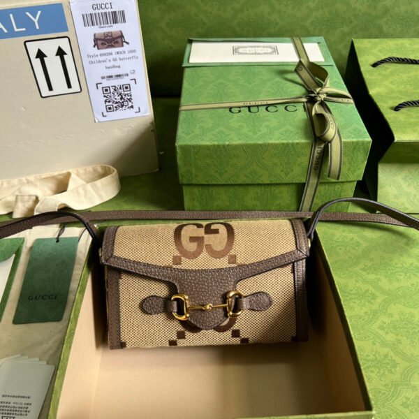 gg Horsebit 1955 Mini Bag Brown For Women, Women’s Bags 7.1in/18cm gg ??