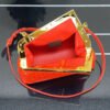 FI First Small Orange Crocodile Bag For Woman 26cm/10in