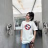 Gucci White T-Shirt with Overlapping Logo