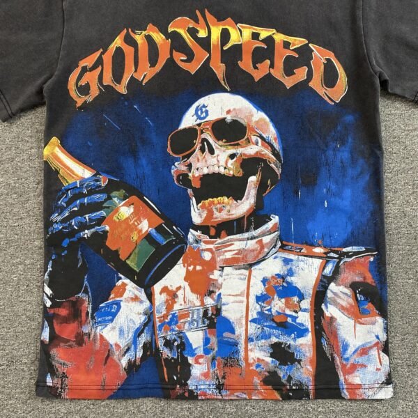 c5bd5957 GODSPEED VICTORY TOAST T-SHIRT WASHED BLACK