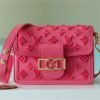 LV Mini Dauphine Monogram Fluo Pink For Women,  Shoulder And Crossbody Bags 7.9in/20cm LV M20747