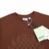 Burberry T-shirt with Checkered Crest