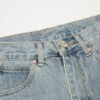 CHROME HEARTS CROSS PATCH JEANS VINTAGE BLUE