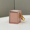 FI Logo Box Keychain Pink Charm Bag For Woman 8cm/3in