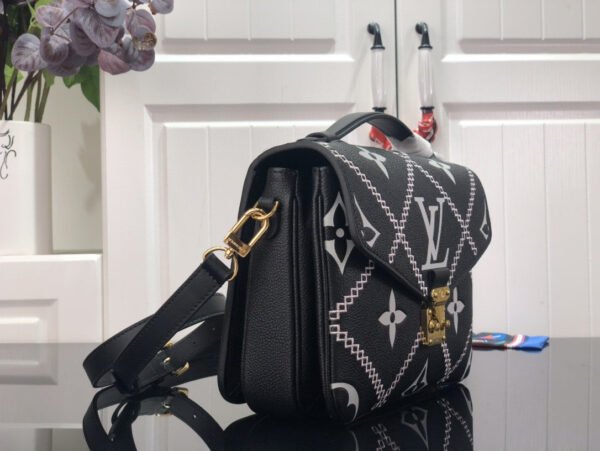 c847ac42 LV Pochette Metis Monogram Empreinte Black For Spring, Shoulder And Crossbody Bags 9.8in/25cm LV M46028