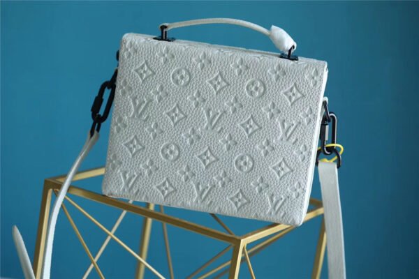 LV Mini Soft Trunk Box Taurillon White?For Men, Bags, Shoulder And Crossbody Bags 9.1in/23cm LV
