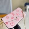 LV Felicie Pochette Monogram Empreinte Pink For Women, WoBags, Shoulder And Crossbody Bags 8.3in/21cm LV M80498