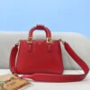 FI Medium FF Tote Shoulder Red Bag For Woman 38cm/15in